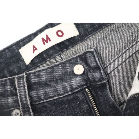 Amo women's 26 distressed twist in vixen wash destroy skinny jeans cotton‎ blend - Picture 9 of 11